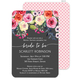 Charcoal Watercolor Roses Invitations Image 4 of 7